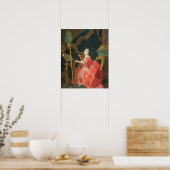 Poster Portrait d'une dame, dit-on Madame Adelaide, da (Cuisine)