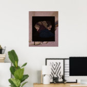 Poster portrait d'une dame en feu (Bureau à domicile)