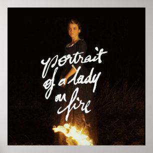 Poster Portrait d'une dame en feu