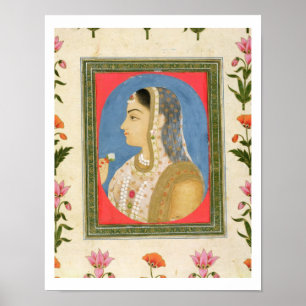 Poster Portrait d'une dame noble, from the Small Clive Al