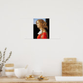 Poster Portrait d'une dame, Sandro Botticelli (Cuisine)