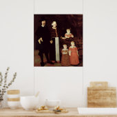 Poster Portrait d'une famille de Hambourg, c.1640 (Cuisine)