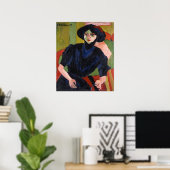 Poster Portrait d'une femme (Bureau à domicile)