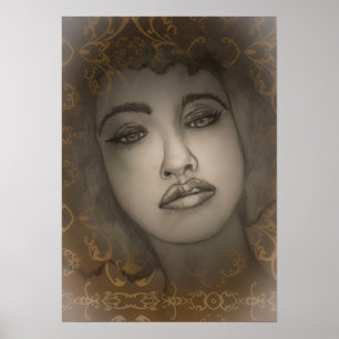 Poster Portrait d'une femme