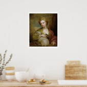 Poster Portrait d'une femme à St. Agnes, traditionnelle (Cuisine)