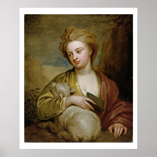 Poster Portrait d'une femme à St. Agnes, traditionnelle (Devant)