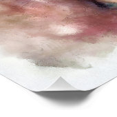 Poster Portrait d'une femme aquarelle (Coin)