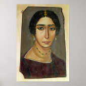 Poster Portrait d'une femme, de Fayum, 1er siècle (Devant)