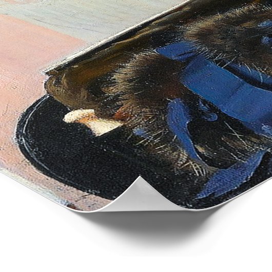 Poster Portrait d'une femme inconnue par Ivan Kramskoi (Coin)