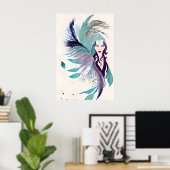 Poster Portrait d'une femme mystique (Bureau à domicile)