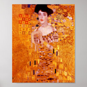 Poster Portrait d'une femme peinture par Gustav Klimt