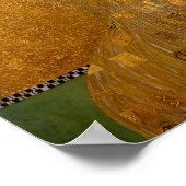 Poster Portrait d'une femme peinture par Gustav Klimt (Coin)