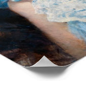 Poster Portrait d'une fille en robe bleue, Heywood Hardy (Coin)