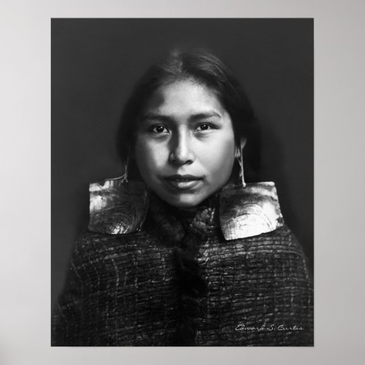 Poster Portrait d'une fille Tsawatenok - 1914 (Devant)