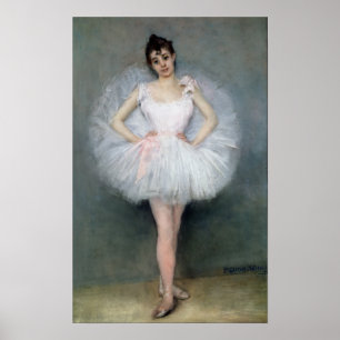 Poster Portrait d'une jeune ballerine