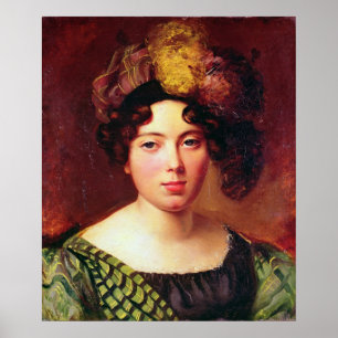 Poster Portrait d'une jeune femme écossaise