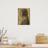 Poster Portrait d'une jeune fiancée par Léonard de Vinci (Cuisine)