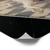 Poster Portrait d'une jeune fille avec un oiseau (Coin)