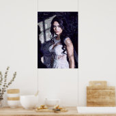 Poster Portrait d'une mariée gothique (Cuisine)