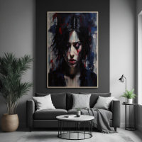 Portrait émotionnel Abstrait Art contemporain