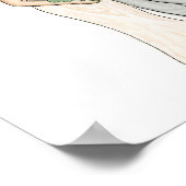 Poster Portrait en couple mariage Imprimer (Coin)