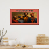 Poster Portrait familial (Cuisine)