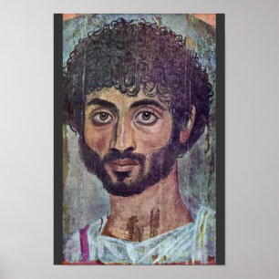 Poster Portrait Fayum Mummy De Römisch-Ägyptischer