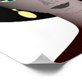 Poster Portrait féminin afro-américain (Coin)