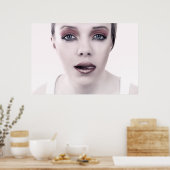 Poster Portrait femme mode (Cuisine)