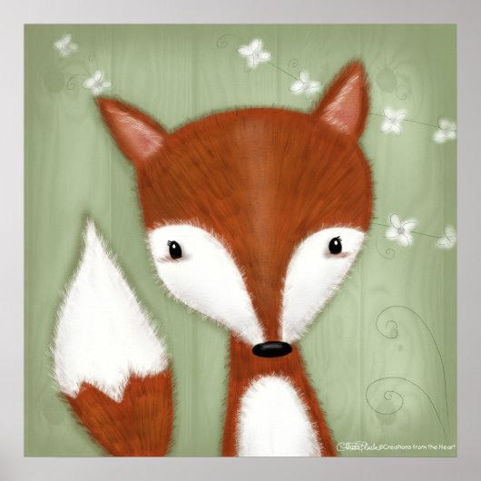 Poster Portrait Fox (Devant)