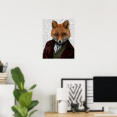Poster Portrait Fox (Bureau à domicile)