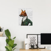 Poster Portrait Fox (Bureau à domicile)