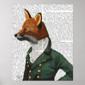 Poster Portrait Fox (Devant)