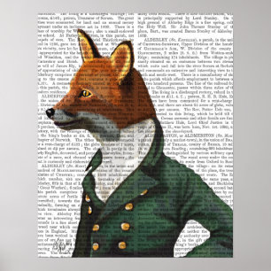 Poster Portrait Fox