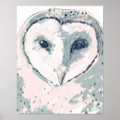 Poster Portrait funky Owl (Devant)
