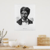 Poster Portrait gravé de African American Dred Scott (Cuisine)