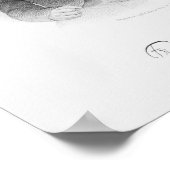 Poster Portrait gravé de Frederick Douglass (Coin)