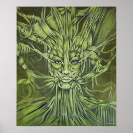 Poster Portrait Green Isma (Devant)