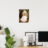 Poster Portrait inachevé de Marie-Antoinette (Bureau à domicile)
