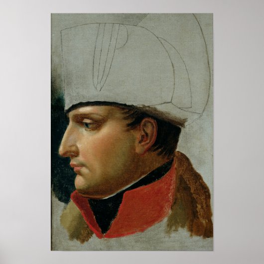 Poster Portrait inachevé de Napoléon Ier (Devant)