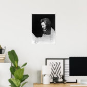 Poster Portrait inachevé de Wolfgang Amadeus Mozart (Bureau à domicile)