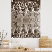 Poster PORTRAIT INTIME DE LA TOUR DE FRANCE Réflexion (Cuisine)