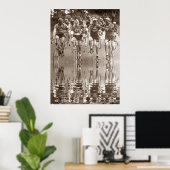 Poster PORTRAIT INTIME DE LA TOUR DE FRANCE Réflexion (Bureau à domicile)