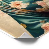 Poster Portrait japonais vintage Geisha (Coin)