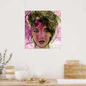 Poster Portrait "Le Guerrier Violet" (Cuisine)