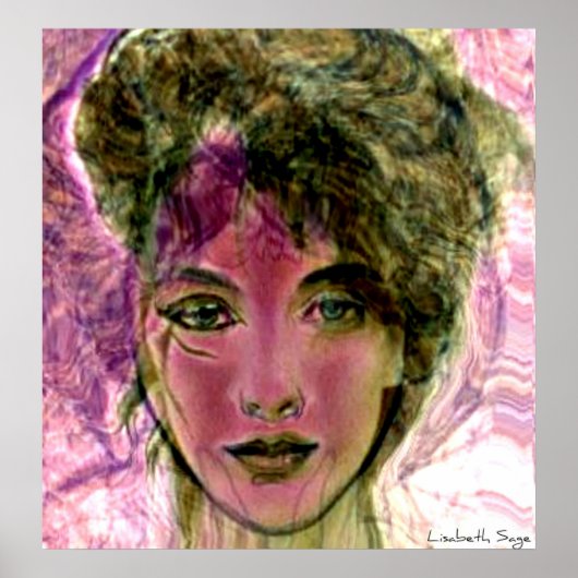 Poster Portrait "Le Guerrier Violet" (Devant)