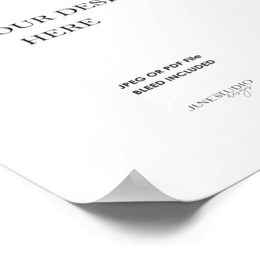 Poster Portrait Mariage de 8x10" Impression des si (Coin)