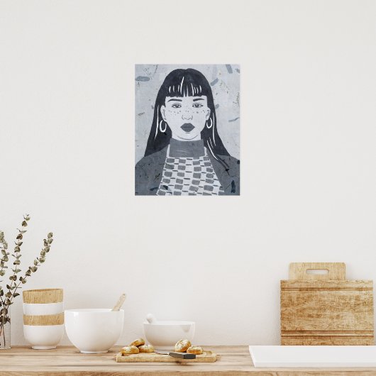 Poster Portrait nocturne (Cuisine)