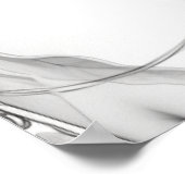 Poster Portrait noir et blanc de belle femme (Coin)