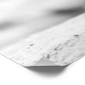 Poster Portrait noir et blanc Meerkat Faune (Coin)